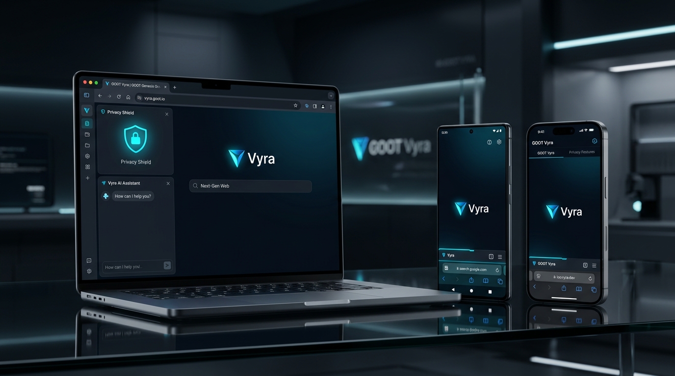 GOOT Vyra Browser Desktop and Mobile Showcase